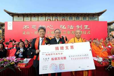 灵山大佛开光十九周年暨普俊法师升座庆典